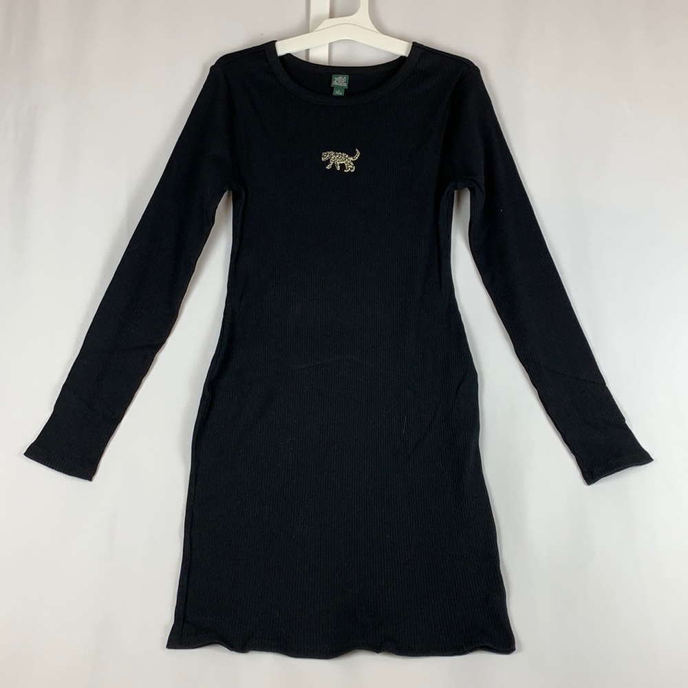 Wild Fable Embroidered Long Sleeve Bodycon Dress